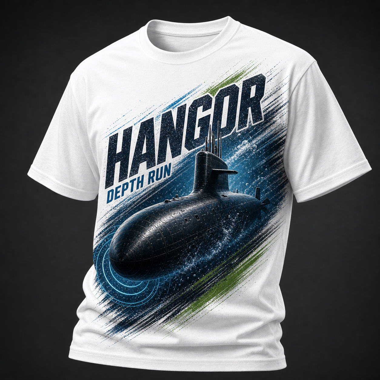 Hangor Depth Tee in white