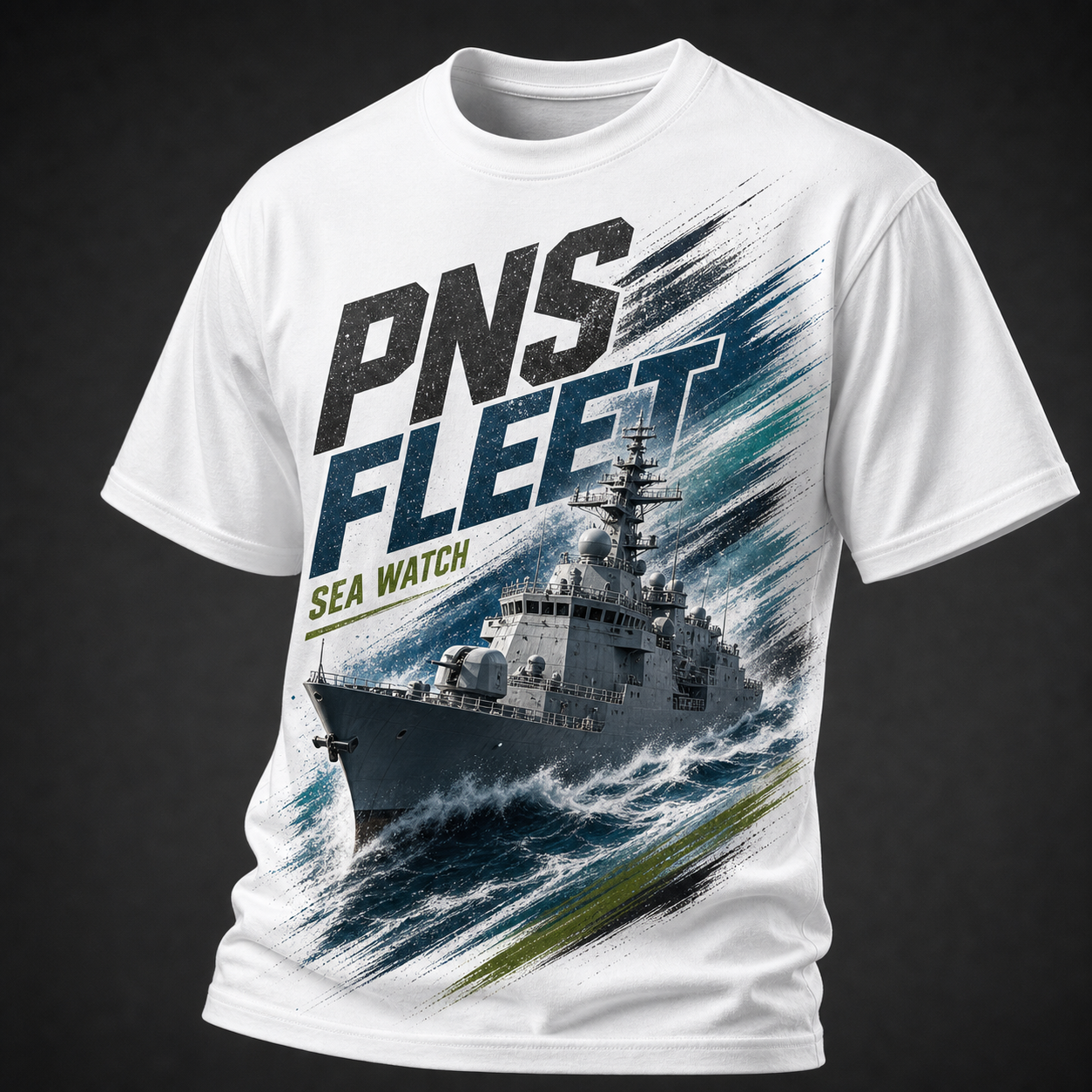 PNS Fleet Tee in white