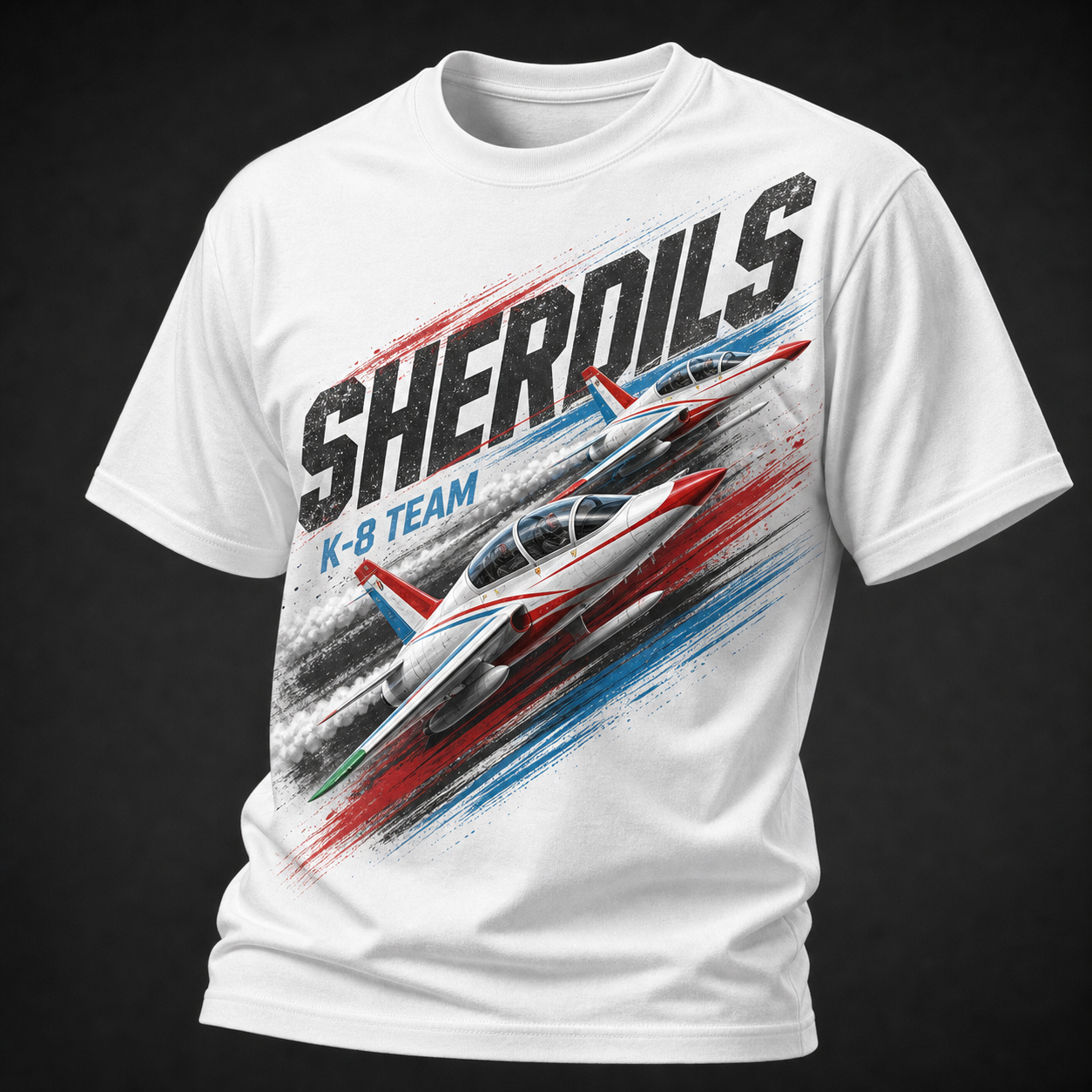Sherdils K-8 Team Tee in white